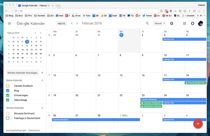 Google Kalender: Kalenderwochen endlich besser visualisiert