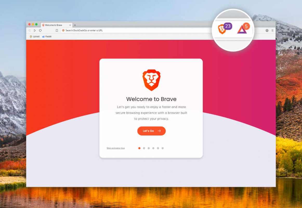brave browser themes
