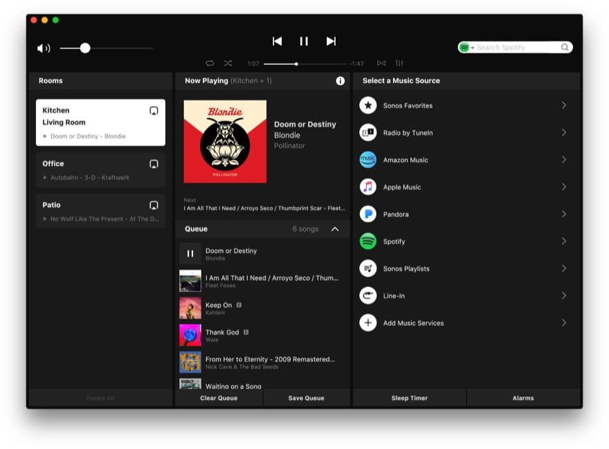 Sonos aktualisiert Look Desktop-Controllers für Mac PC