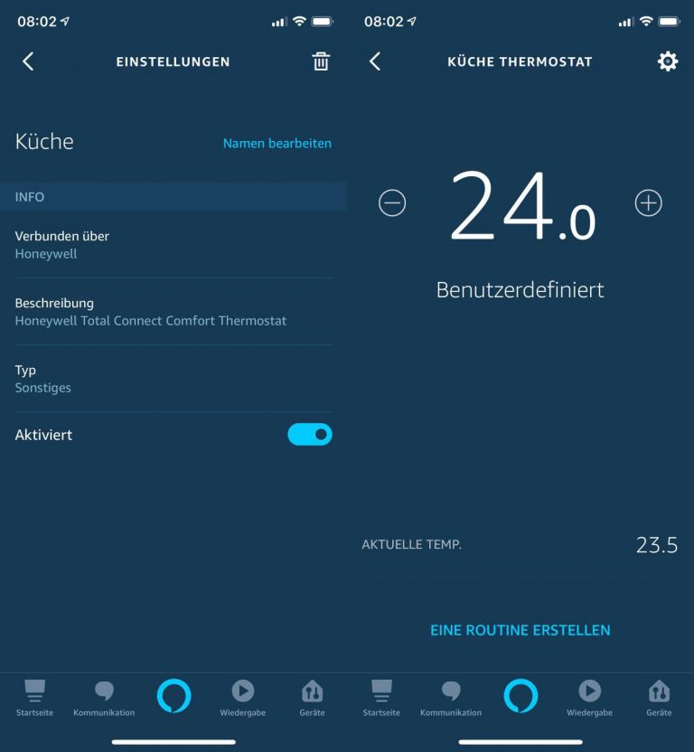 Alexa HomebridgeSkill nutzen, um HomeKitGeräte zu steuern
