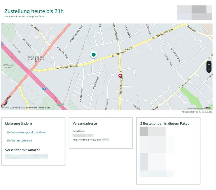 Amazon Logistics: Live-Tracking seit Kurzem auch in ...