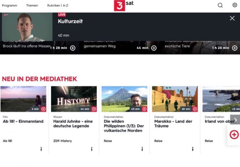 3sat Bietet Alle Inhalte Ab Sofort In Neuer Mediathek