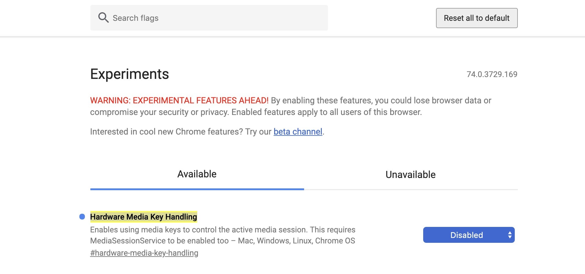 Google Chrome: Steuerung der Multimedia-Tasten deaktivieren