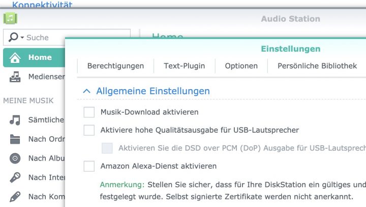 Synology Audio Station mit deutschem Alexa Skill Musik 252 ber Amazon 