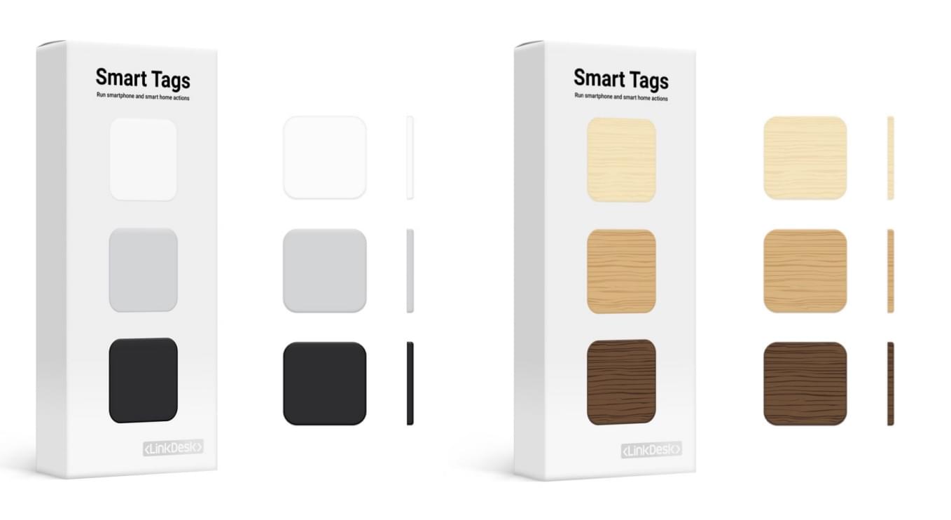 LinkDesk Smart Tags: Schicke selbstklebende NFC-Tags aus Silikon