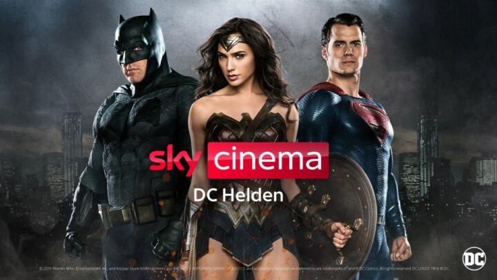 Sky startet Pop-Up-Sender "Sky Cinema DC Helden"