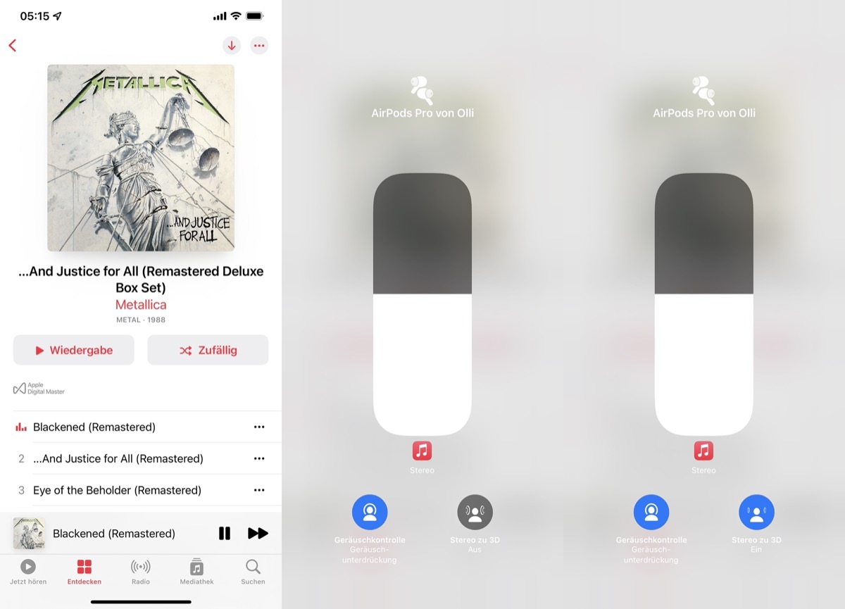 iOS 15 & macOS Monterey Spatial Audio kann auf Wunsch auch bei Stereo