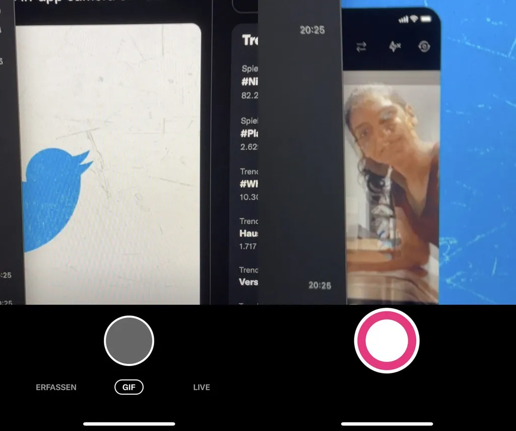 Create your own GIFs directly from the Twitter camera