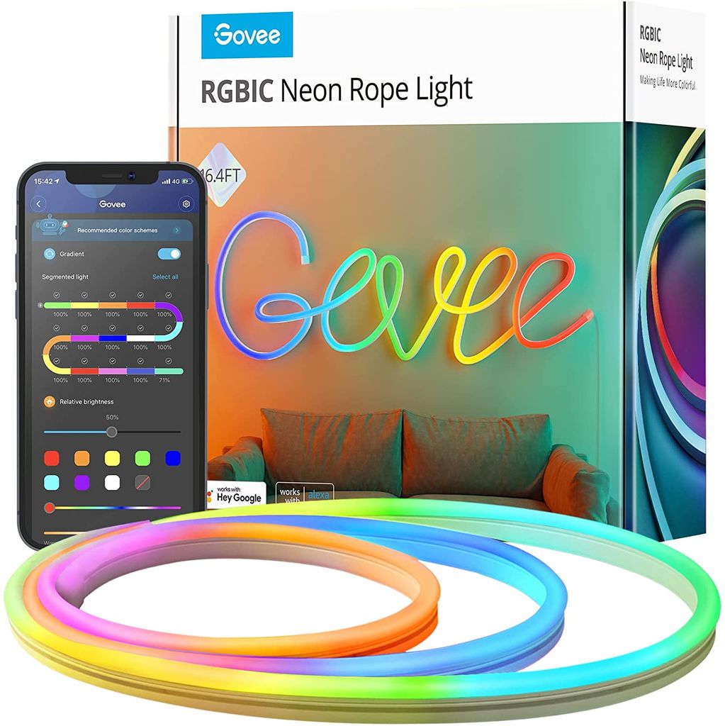 Govee RGBIC 5 Meter LED Leiste mit App-Steuerung
