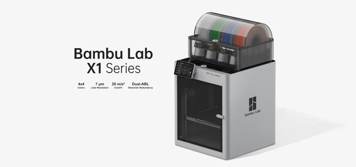 Bambu Lab X1 Series: 3D-Drucker mit Lidar kann auch mehrfarbig drucken