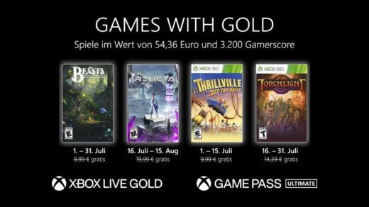 Xbox Games With Gold: Diese Spiele Gibt Es Im Juli 2022