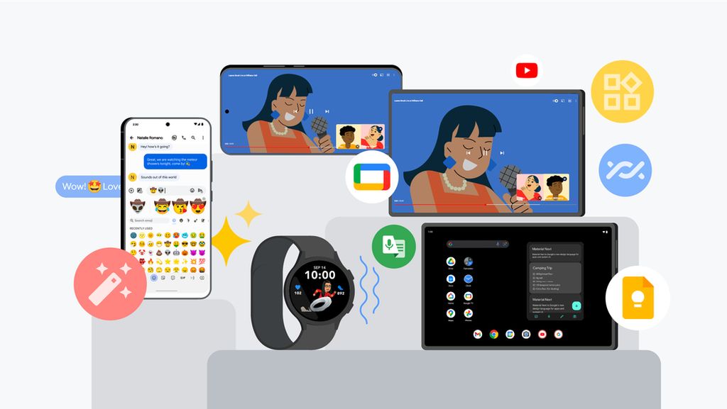 Google introduce nuove funzionalità per Android, Google TV e Wear OS