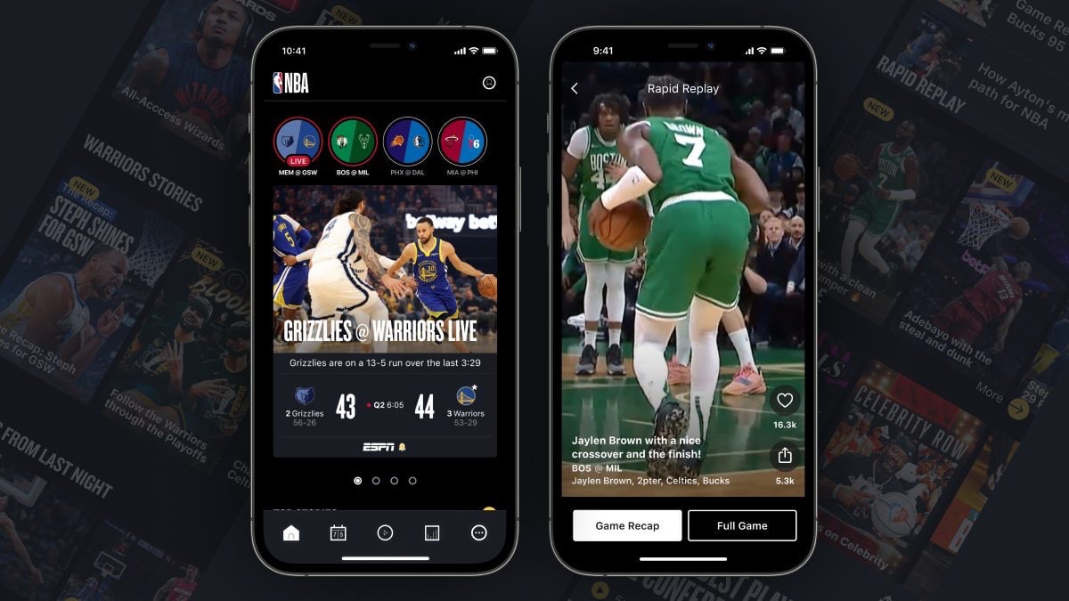 NBA mit neugestalteter App und neuem Abo-Paket