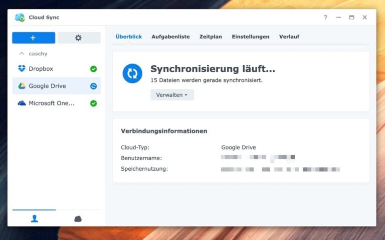 Synology: Beliebige Ordner (verschlüsselt) in der Cloud sichern
