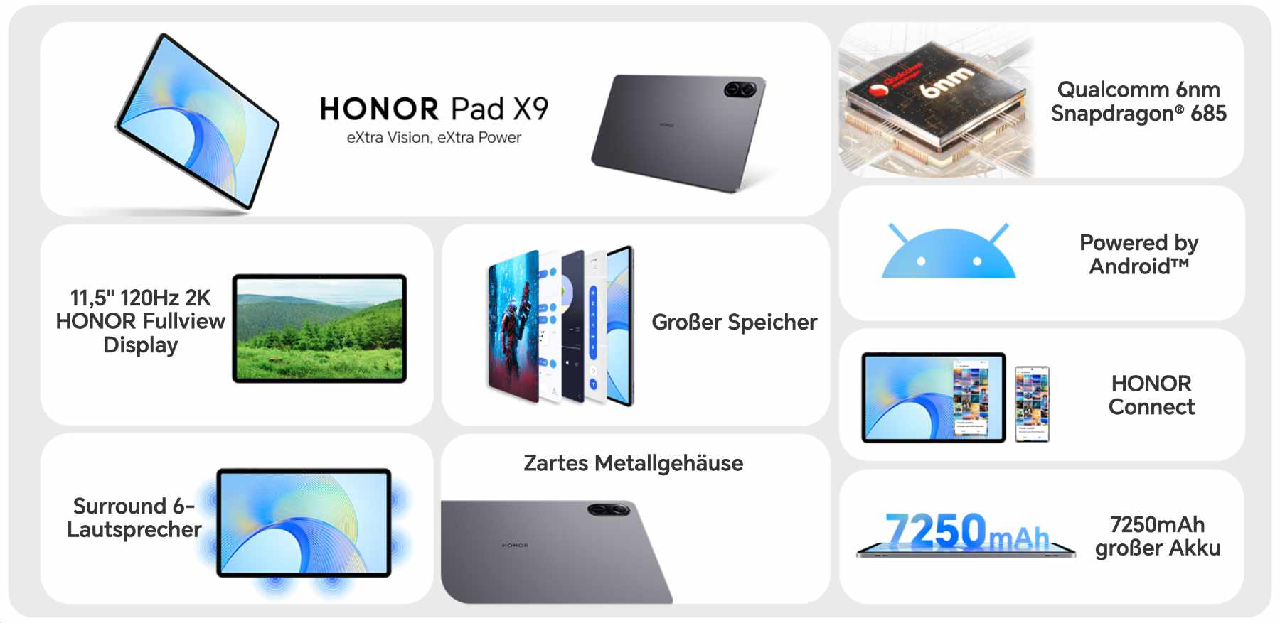 Honor Pad X9 vorgestellt
