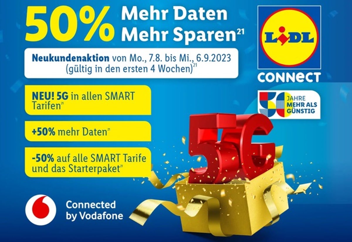 Lidl startet Connect mit 5G