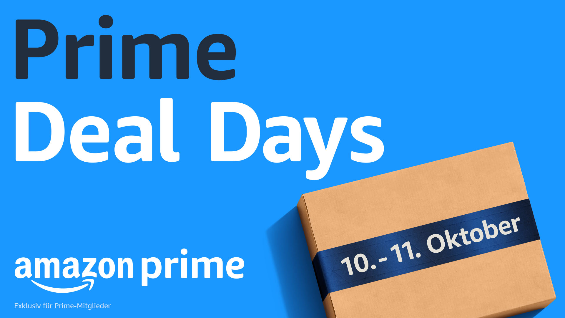 Amazon Prime Deal Days für den 10. und 11. Oktober 2023 bestätigt