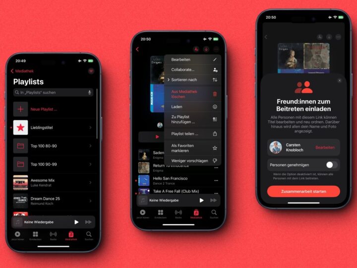 Apple Music - Gemeinsame Wiedergabelisten in iOS 17.3