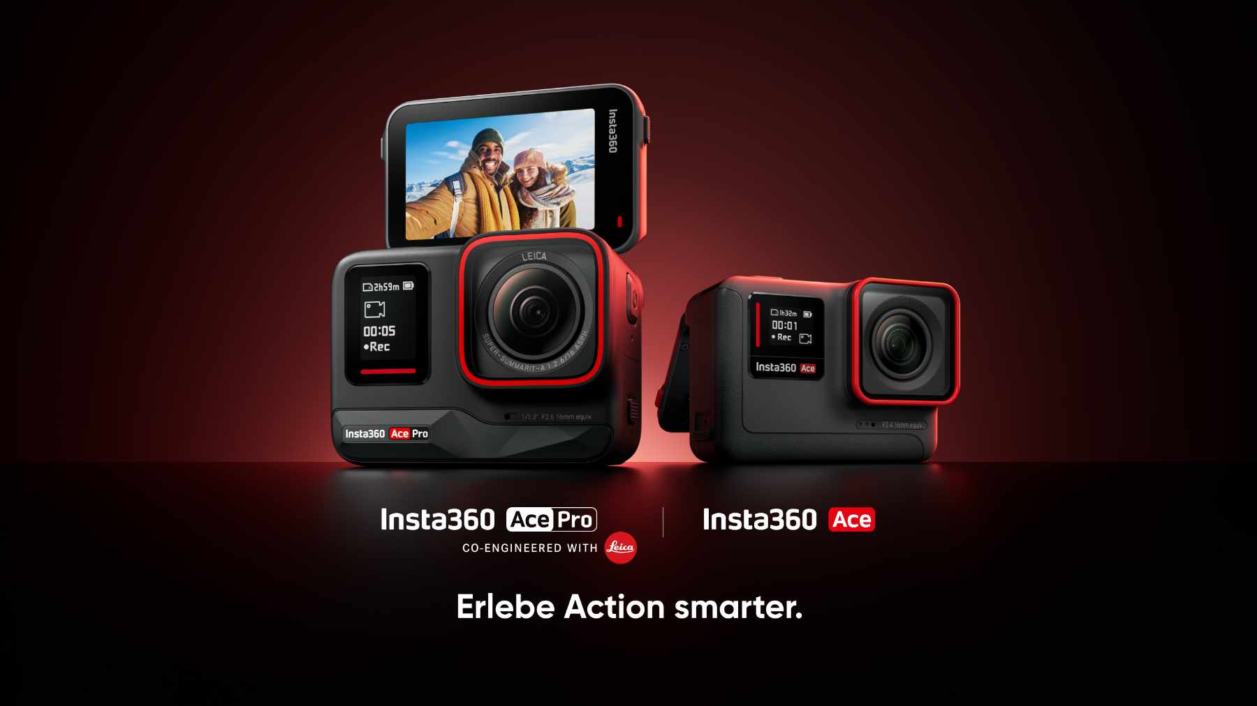Zwei Insta360 Pro: vorgestellt neue Ace Actionkameras und Ace