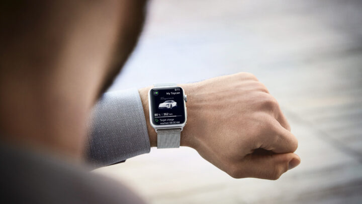 Porsche ermöglicht auch Vernetzungen mit der Apple Watch.