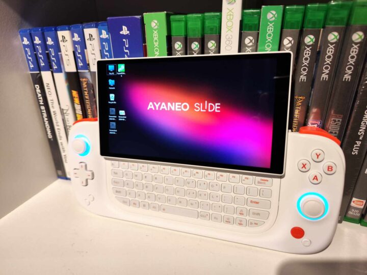 Die Tastatur des Ayaneo Slide ist nur in wenigen Fällen wirklich sinnvoll.