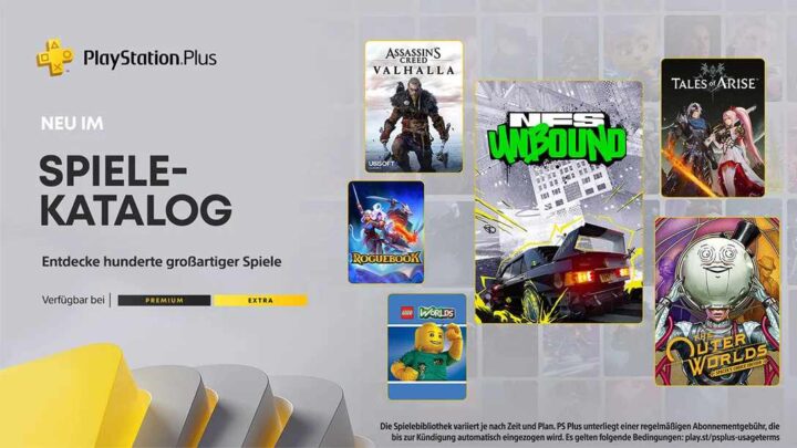 PlayStation Plus Extra und Premium erhalten im Februar 2024 neue Spiele.