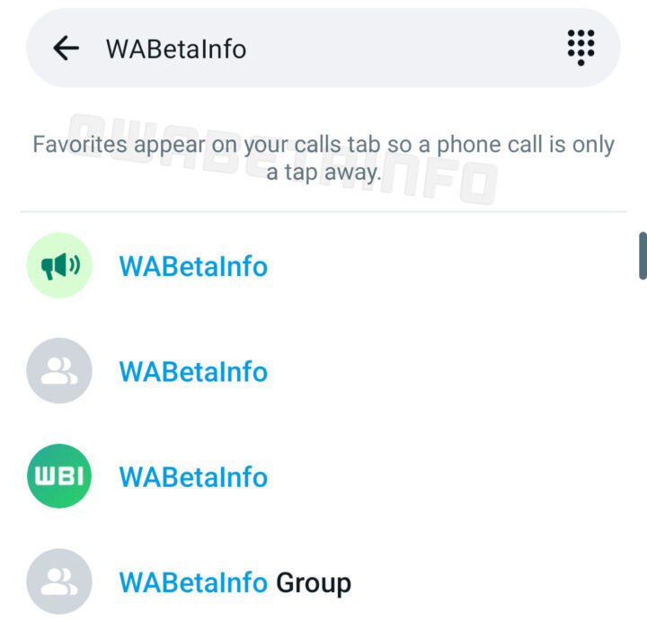 WhatsApp will für Anrufe Favoriten einführen.