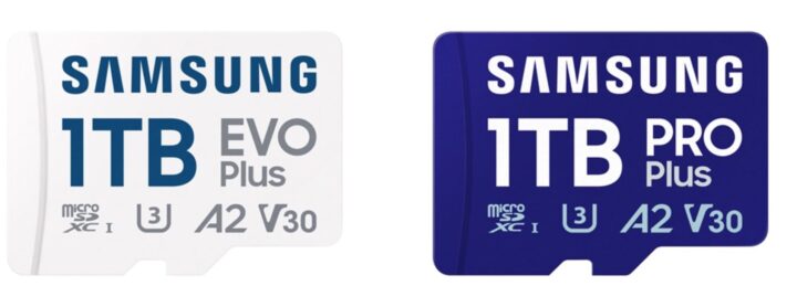 Die neuen microSD-Speicherkarten bieten bis zu 1 TByte Kapazität.