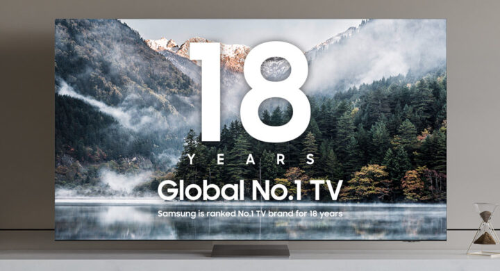 Samsung ist im TV-Markt weiterhin führend.
