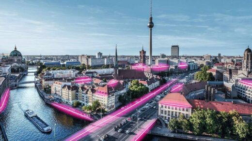 Die Telekom hat in Berlin inzwischen 500.000 Glasfaser-Anschlüsse fertiggestellt.