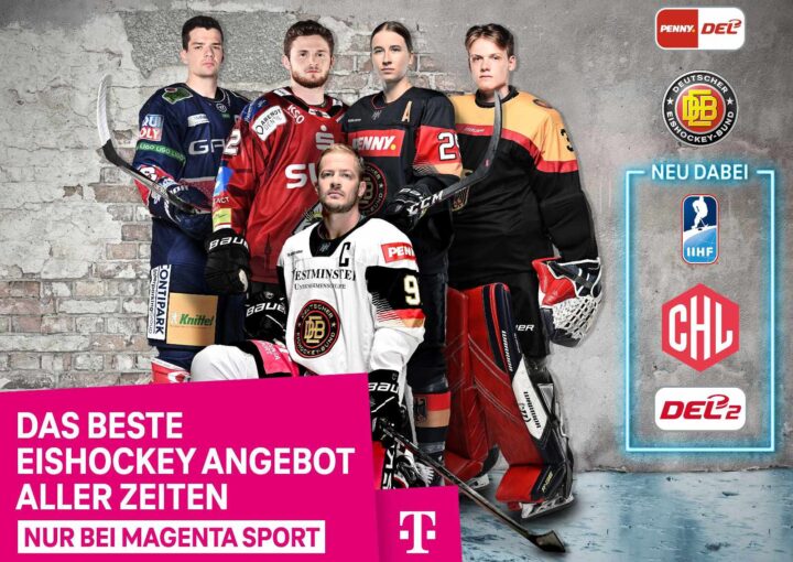Telekom und Sportdeutschland.TV einigen sich auf umfangreiche Eishockey-Kooperation