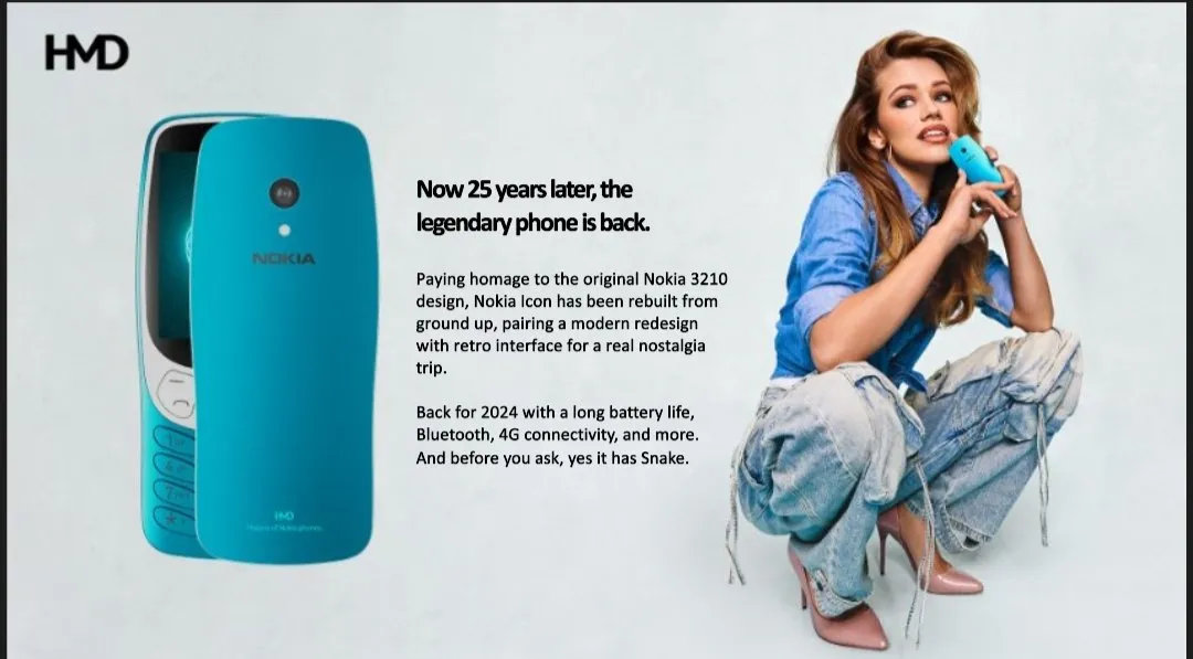 HMD está reviviendo el Nokia 3210
