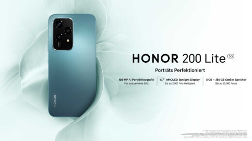 Das Honor 200 Lite startet in Deutschland.