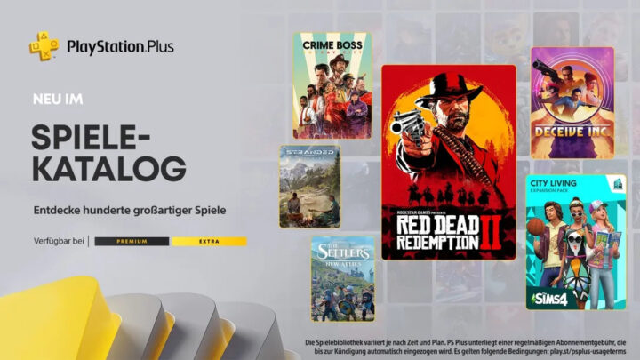PlayStation Plus hat im Mai 2024 wieder neue Spiele in den Tarifen Extra und Premium zu bieten.