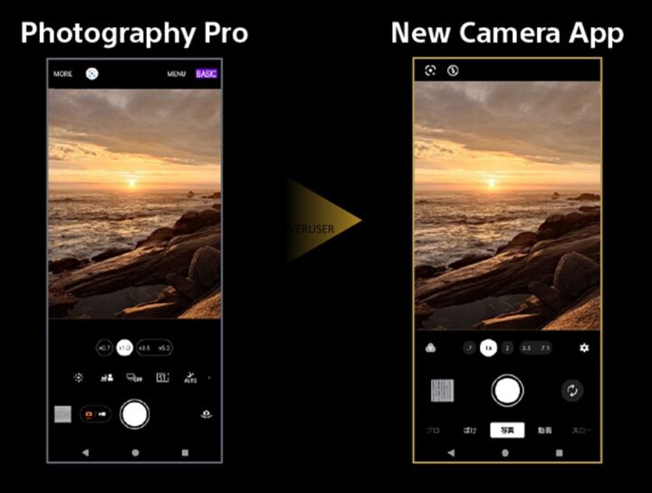 Sony vereinfacht die Kamera-Apps.
