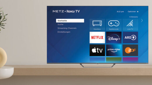 Die Metz blue MQE7001 nutzen Roku TV.