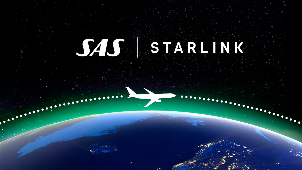 SAS: Kostenloses Starlink-Internet an Bord der Flotte ab Ende 2025