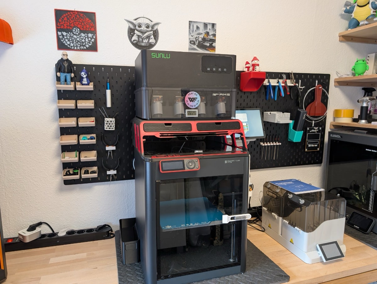 SUNLU AMS Heater im Test: Den Bambu Lab P1S nützlich gepimpt